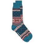 CHUP by Glen Clyde Company Men's Talv Sock in Teal