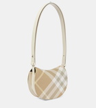 Burberry Rocking Horse leather-trimmed crossbody bag