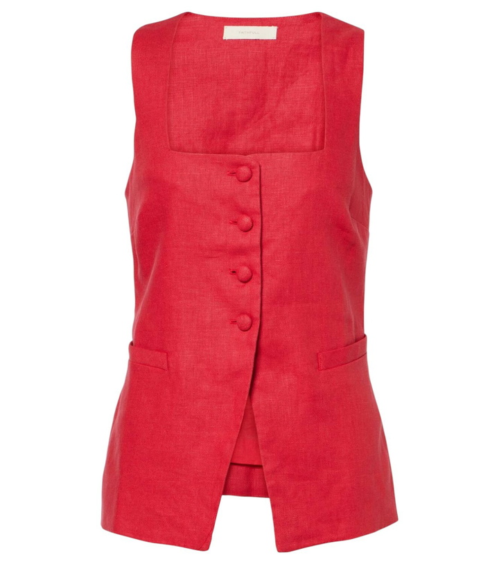 Photo: Faithfull Jackie linen vest
