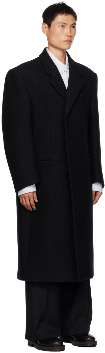 Recto Black Heavy Coat