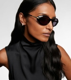 Bvlgari Serpenti Viper oval sunglasses