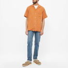 Portuguese Flannel Men's Dogtown Vacation Shirt in Terracotta