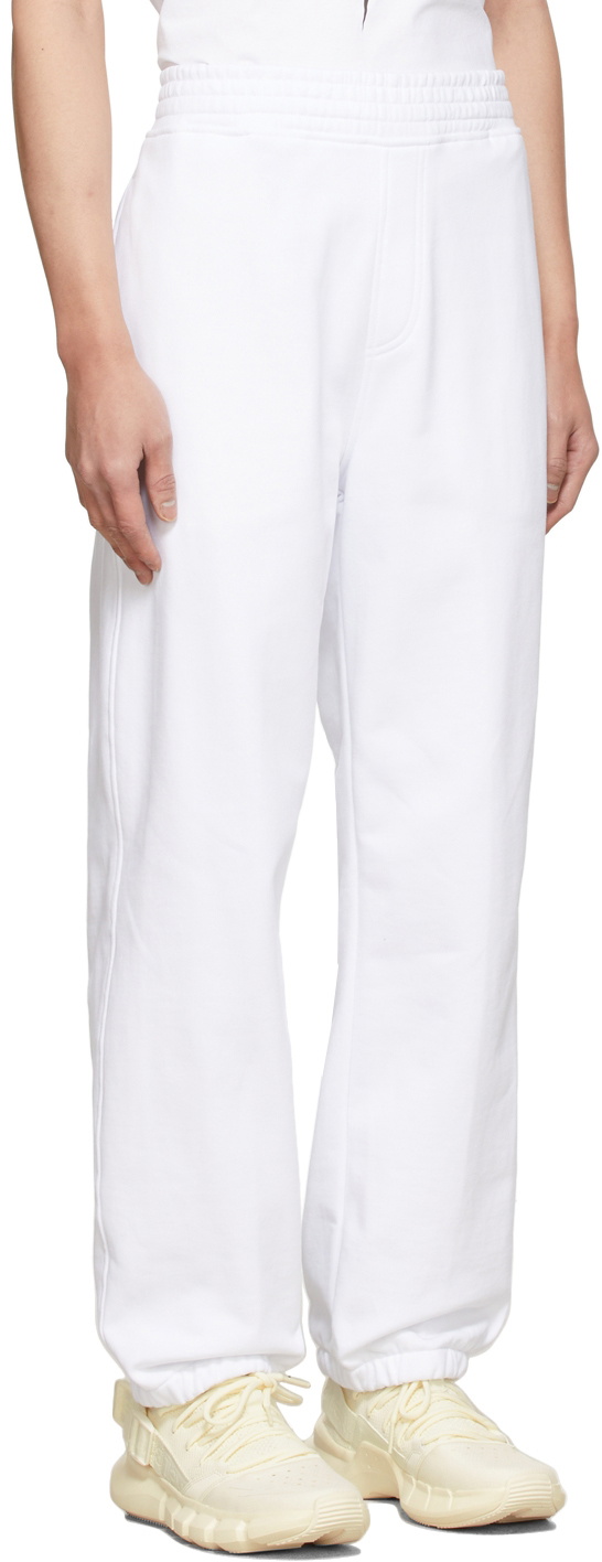 Neil Barrett White Thunderbolt Lounge Pants