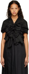tao Black Polka Dot Blouse