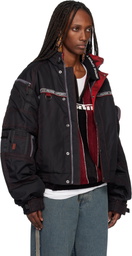 Martine Rose Black Bumbag Jacket