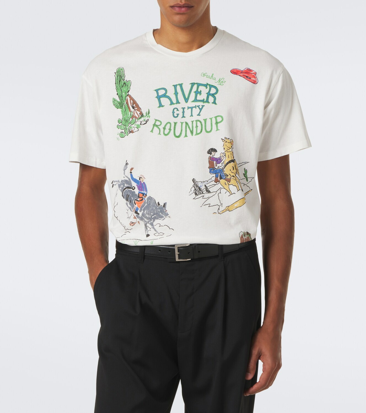 Bode Printed cotton jersey T-shirt