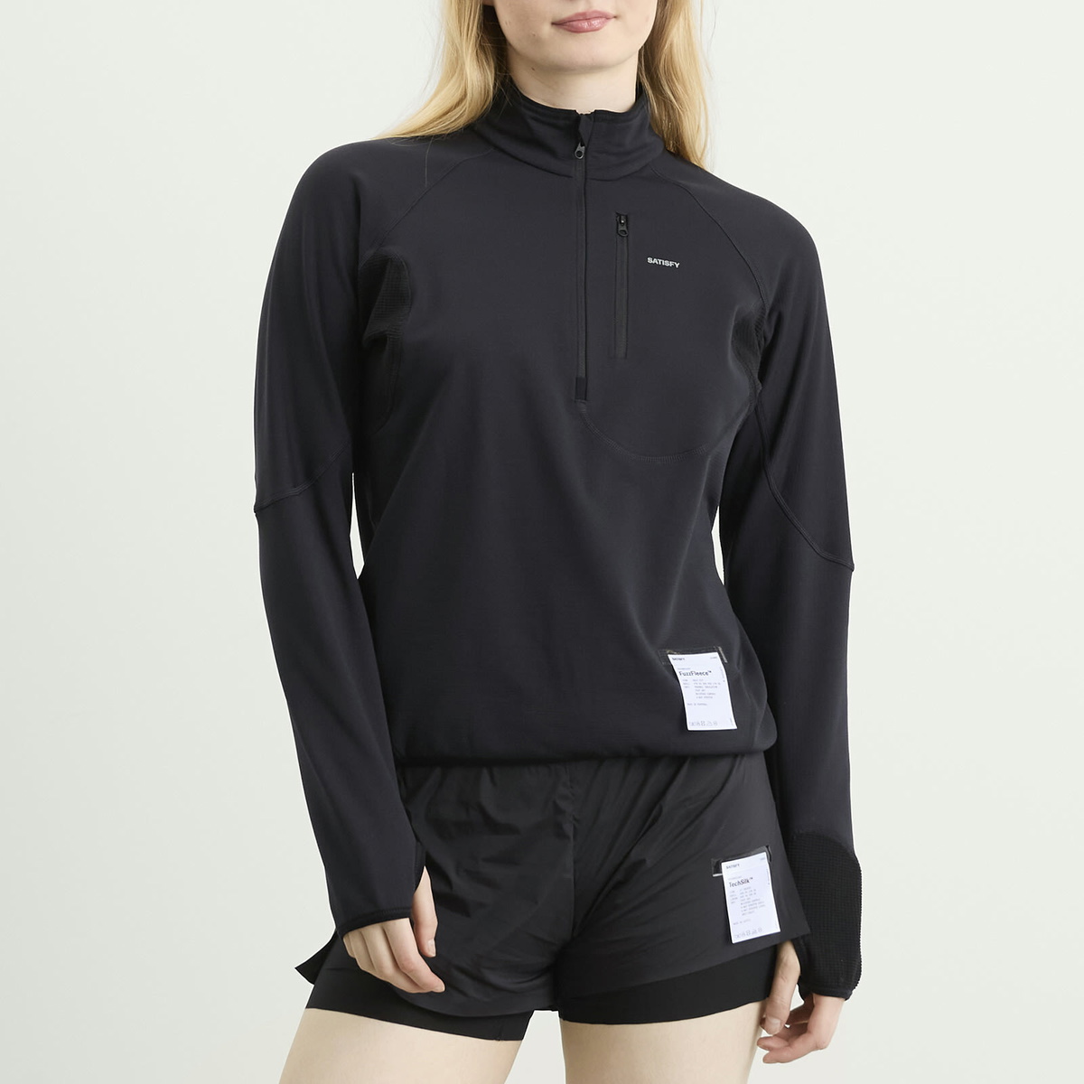 Satisfy Women's GhostFleece Half-Zip in Black