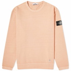 Stone Island Men's Closed Loop Tinto Terra Crew Sweat in Rust