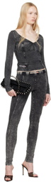Diesel Black Athena-Dnm Leggings