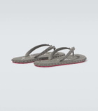 Christian Louboutin Super Loubi Flip spiked thong slides