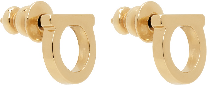 Four Gancini Stud Earrings