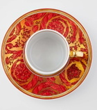 Versace Home Medusa Garland espresso cup and saucer set