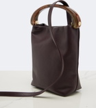 Dries Van Noten Small leather top-handle bag