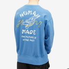Human Made Men's Dragon Heart Sweatshirt in Navy