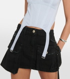 Dion Lee Cotton jersey bustier
