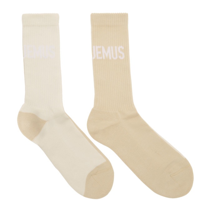 Photo: Jacquemus Off-White Les Chaussettes Socks