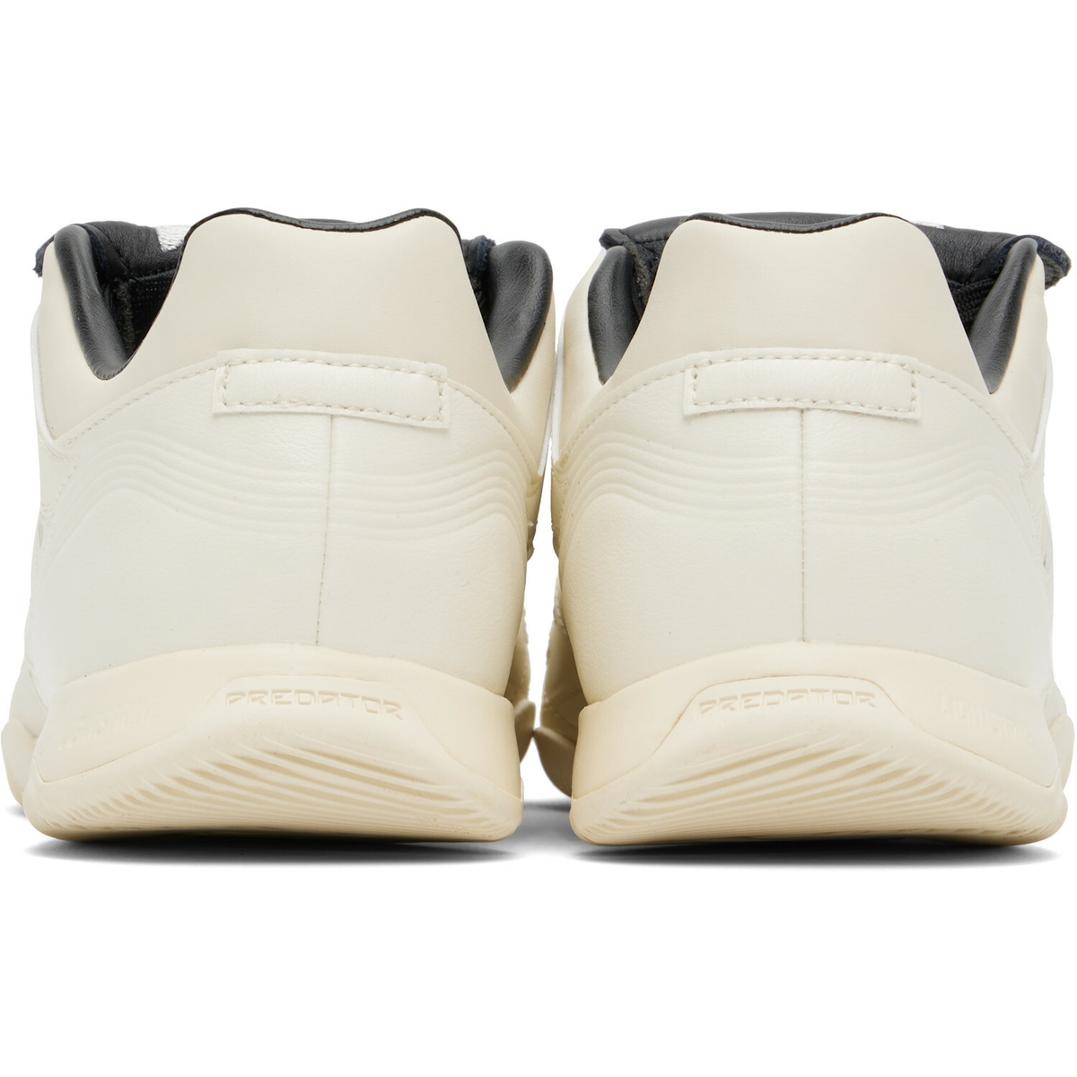 Y-3 Off-White Leather Predator Precision Sneakers