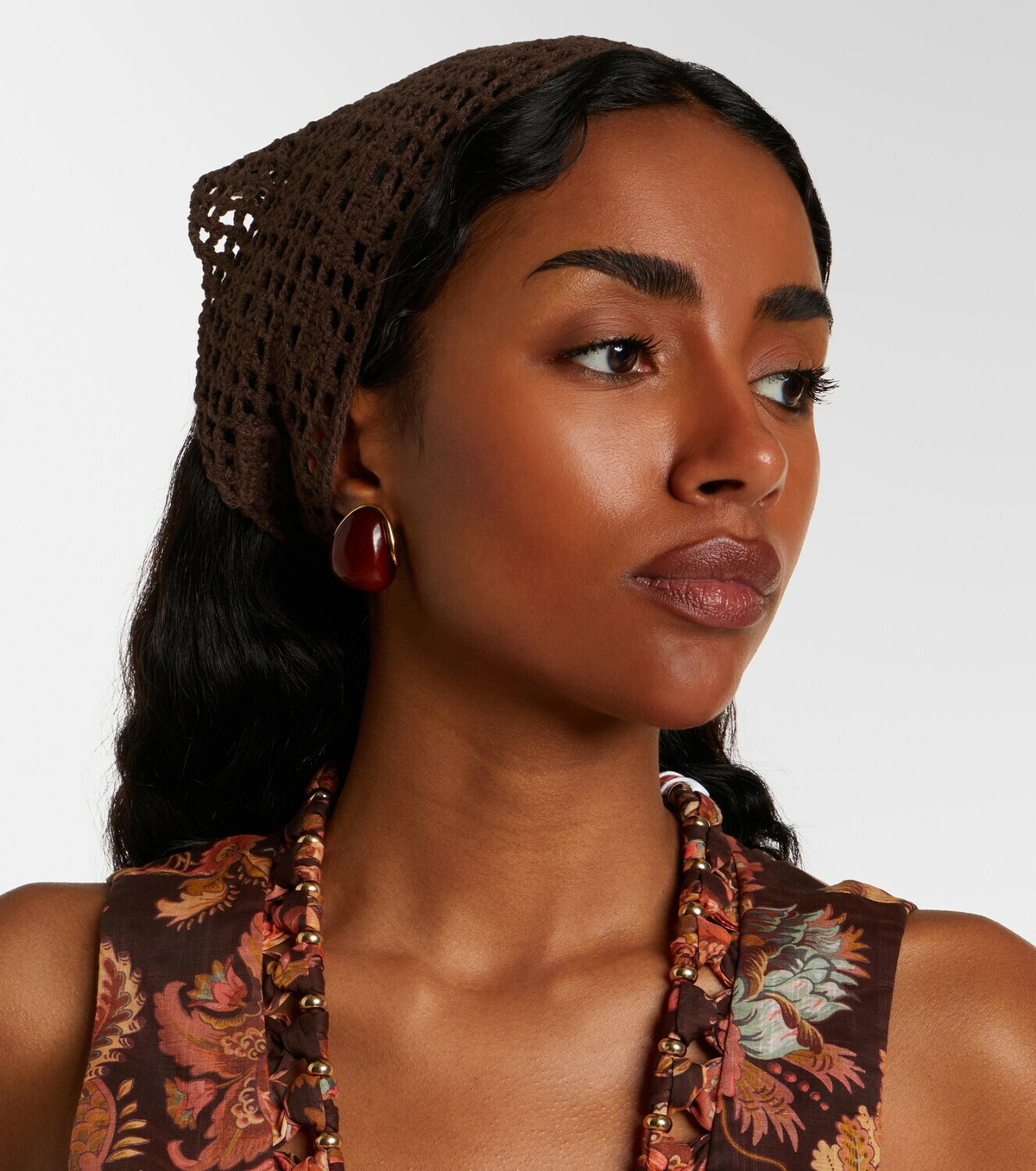 Ruslan Baginskiy Crochet cotton scarf