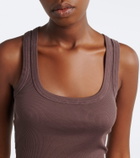 Jacquemus Grosgrain cotton jersey tank top