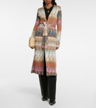 Missoni - Belted wool-blend cardigan