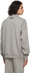 Essentials Grey Long Sleeve Polo