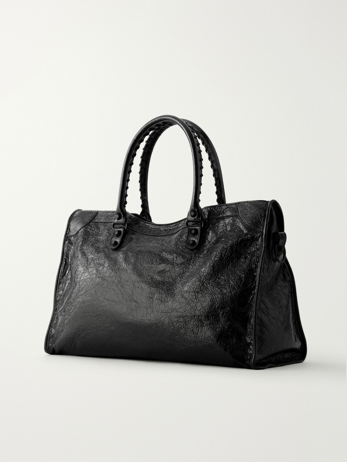 Balenciaga - Le City Large Textured-Leather Tote Bag