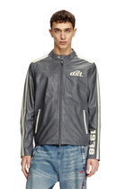 Diesel Biker jacket in perforated leather - Leather jackets - Unisex - To Be Defined