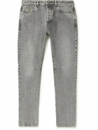 Brunello Cucinelli - Straight-Leg Bleached Jeans - Gray