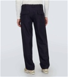 GR10K Straight leg wool-blend pants