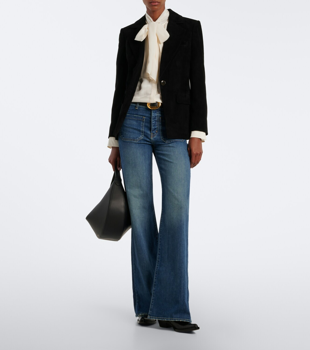 Veronica Beard Darlis tie-neck crêpe de chine blouse