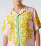Versace Printed silk shirt