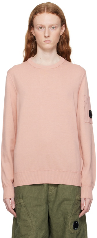 Photo: C.P. Company Pink Crewneck Sweater