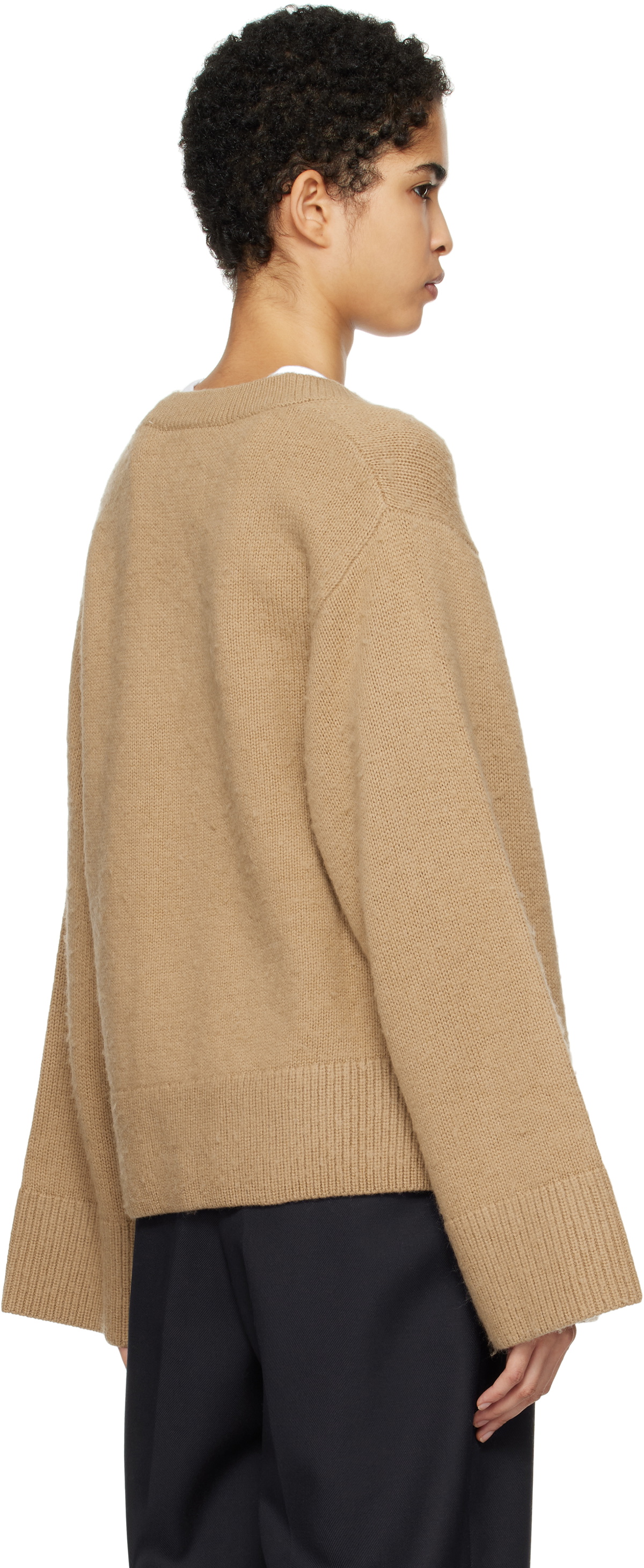 Axel Arigato Brown Rain V-Neck Sweater