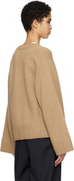 Axel Arigato Brown Rain V-Neck Sweater