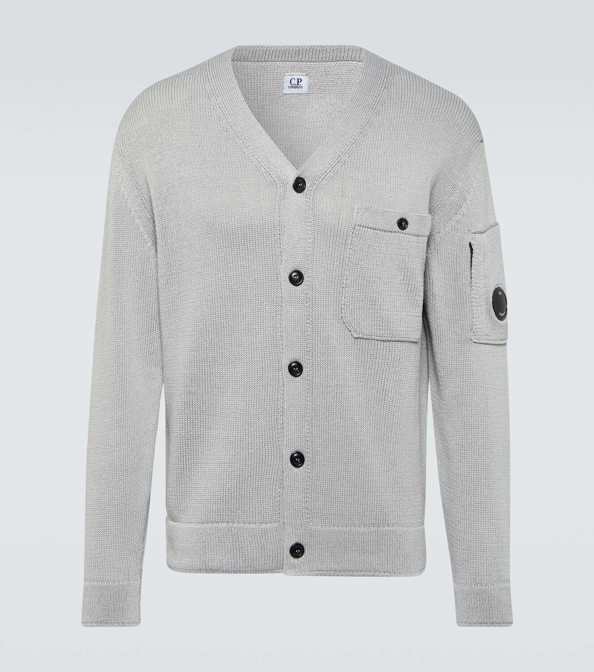 C.P. Company Compact-knit cotton cardigan