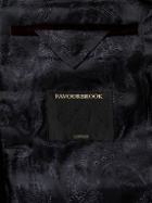 Favourbrook - Newport Cotton-Velvet Tuxedo Jacket - Burgundy