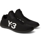 Y-3 - Runner 4D IO Suede and Neoprene-Trimmed Ripstop and Primeknit Sneakers - Black