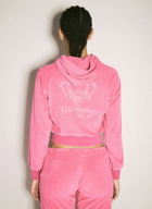 Balenciaga BB Motel Zip-Up Hooded Sweatshirt