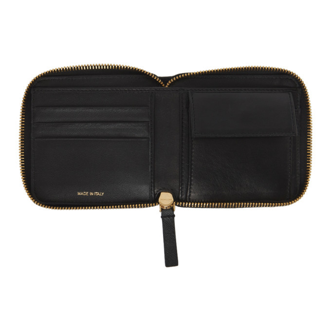 Marni Black Zip-Around Wallet Marni