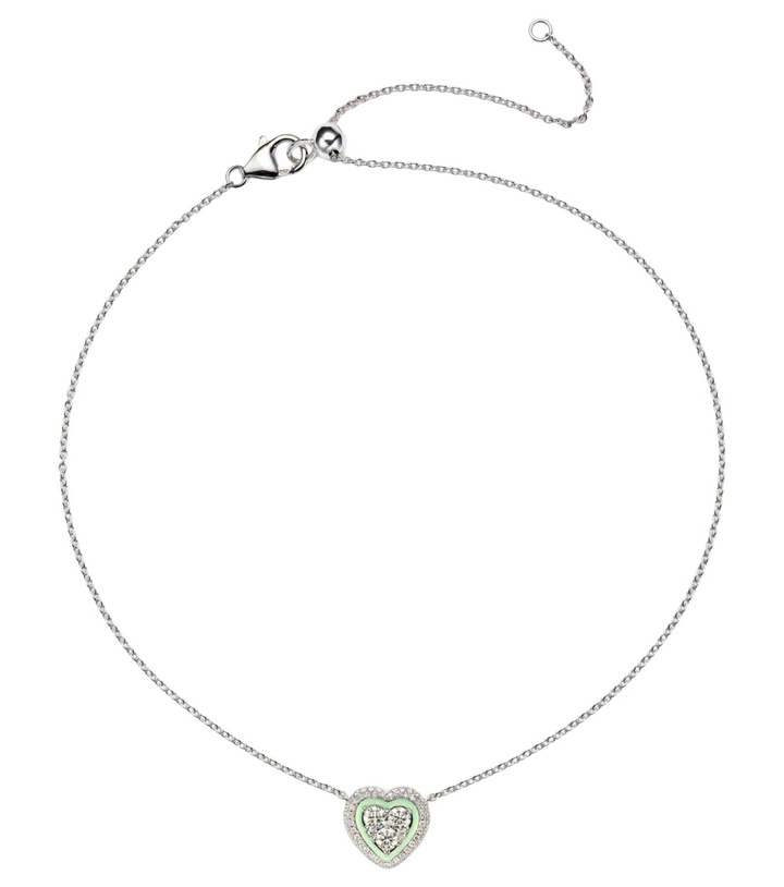 Photo: Kamyen 18kt white gold necklace with diamonds