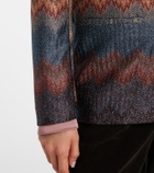 Missoni Zigzag lamé blazer