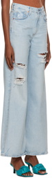 Citizens of Humanity Blue Paloma Baggy Jeans