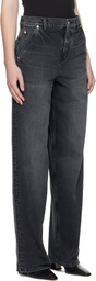 Kenzo Black Kenzo Paris Futura 2000 Edition Workwear Jeans