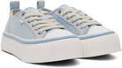 AMI Alexandre Mattiussi Blue Ami 1980 Platform Sneakers