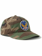 RRL - Logo-Appliquéd Camouflage-Print Cotton-Ripstop Baseball Cap