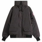 Canada Goose Men's Chilliwack Bomber Jacket Classic Disc in Granite Grey
