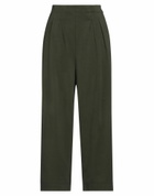 Alessia Santi Womens Pants Military in Green