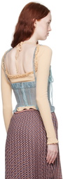 Nodress SSENSE Exclusive Blue Corset