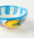 Dolce&Gabbana Casa Taormina striped ceramic bowl