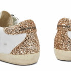 Golden Goose Women's Super Star Leather Sneakers in Optic White/Seedpearl